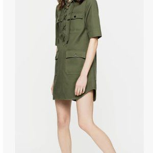 Zadig & Voltare Dress Size XS Olive (Army) Green Color New Without Tags